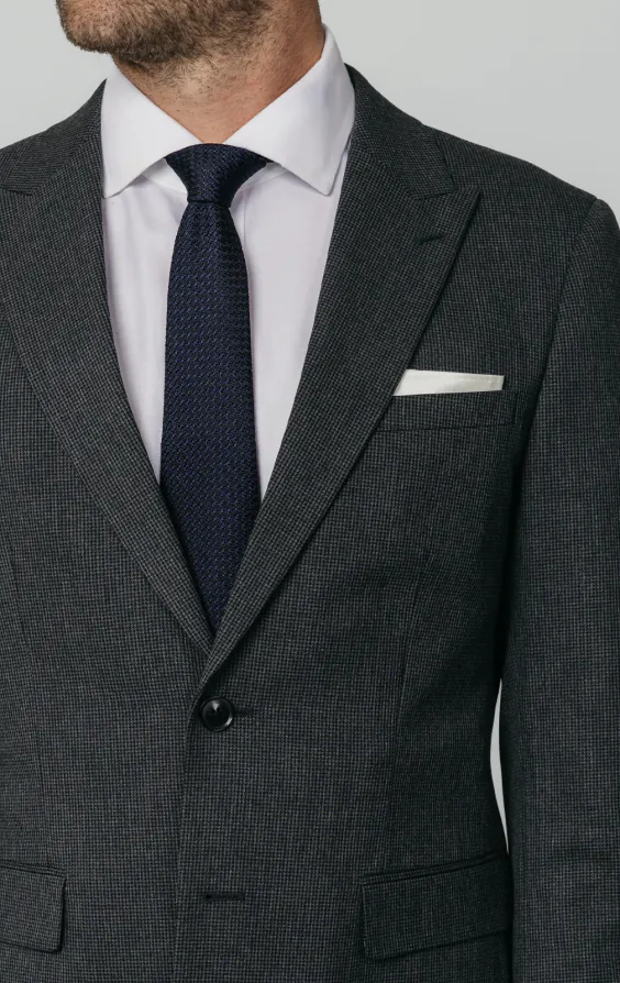 Charcoal Puppytooth Check Suit thumbnail 4