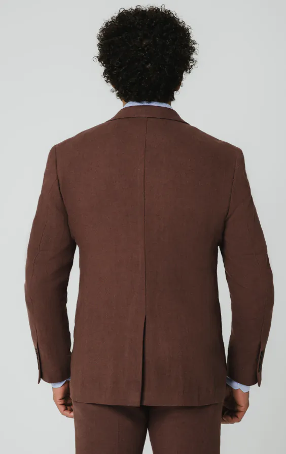 Mocha Linen 3 Piece Suit - photo 5 Mocha Linen 3 Piece Suit - photo 5