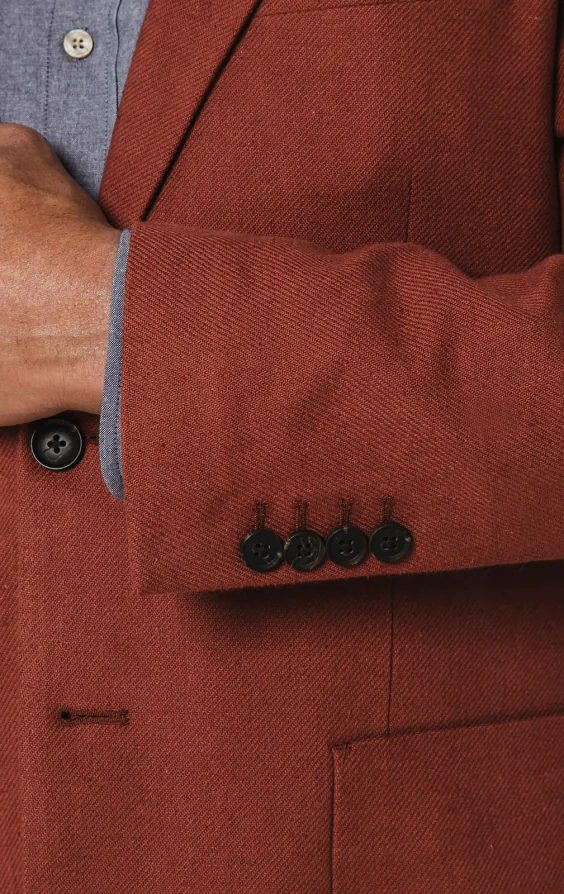 Terracotta Linen Jacket - photo 2