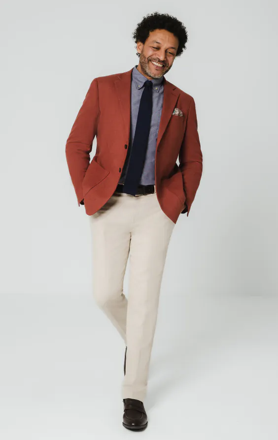 Terracotta Linen Jacket - photo 1 Terracotta Linen Jacket - photo 1