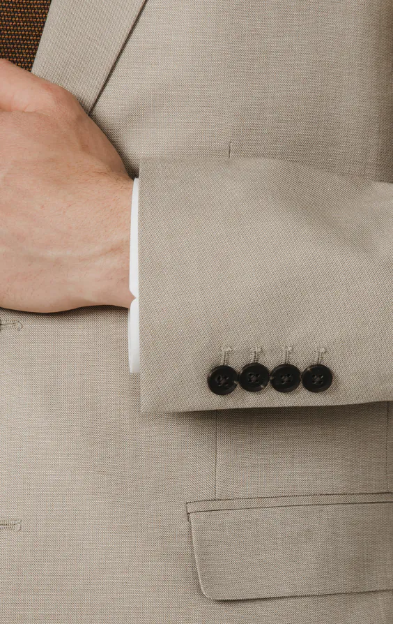 Stone Sharkskin Suit Jacket - photo 2 Stone Sharkskin Suit Jacket - photo 2