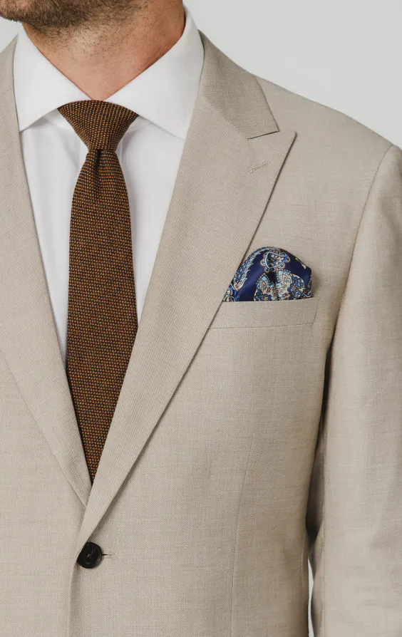 Stone Sharkskin Suit Jacket - photo 3 Stone Sharkskin Suit Jacket - photo 3