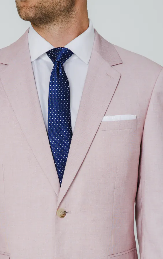 Rose Pink Sharkskin Suit Jacket - photo 3 Rose Pink Sharkskin Suit Jacket - photo 3
