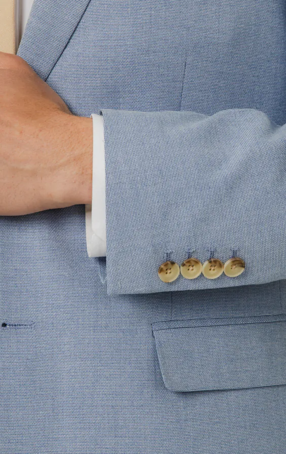 Light Blue Hopsack Suit - photo 2 Light Blue Hopsack Suit - photo 2