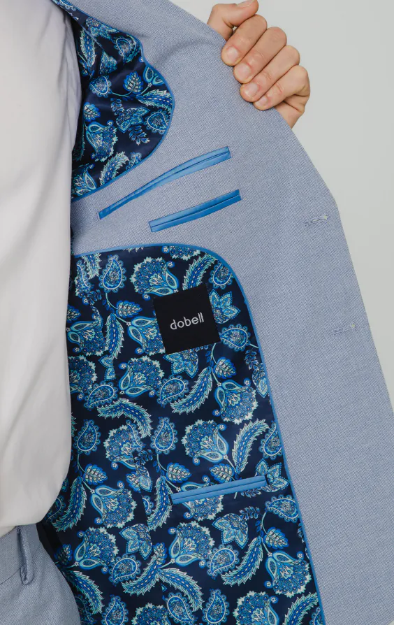 Light Blue Hopsack Suit - photo 4 Light Blue Hopsack Suit - photo 4