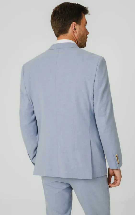 Light Blue Hopsack Suit - photo 5 Light Blue Hopsack Suit - photo 5