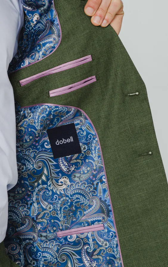 Pine Green Textured Weave Suit - photo 4