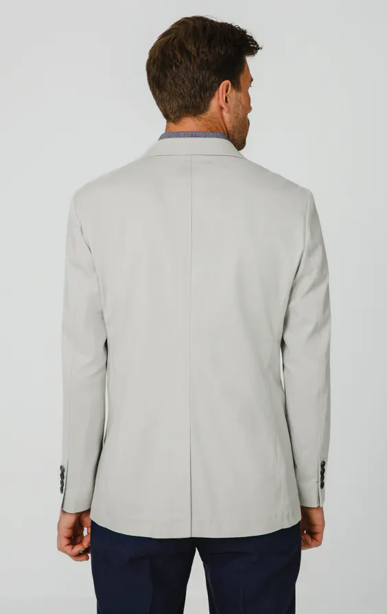 Light Grey Cotton Twill Jacket - photo 5 Light Grey Cotton Twill Jacket - photo 5