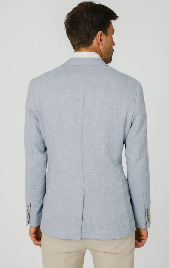 Light Blue Textured Weave Jacket - photo 4 Light Blue Textured Weave Jacket - photo 4