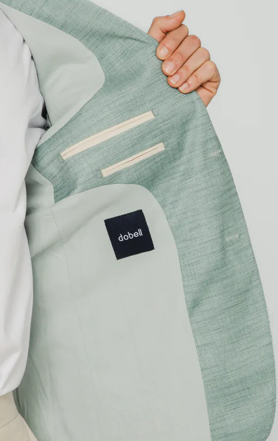 Aqua Green Textured Weave Jacket - photo 4