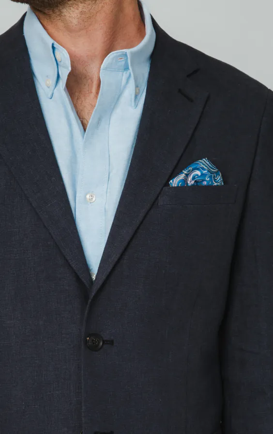 Navy Pure Linen Suit - photo 3 Navy Pure Linen Suit - photo 3