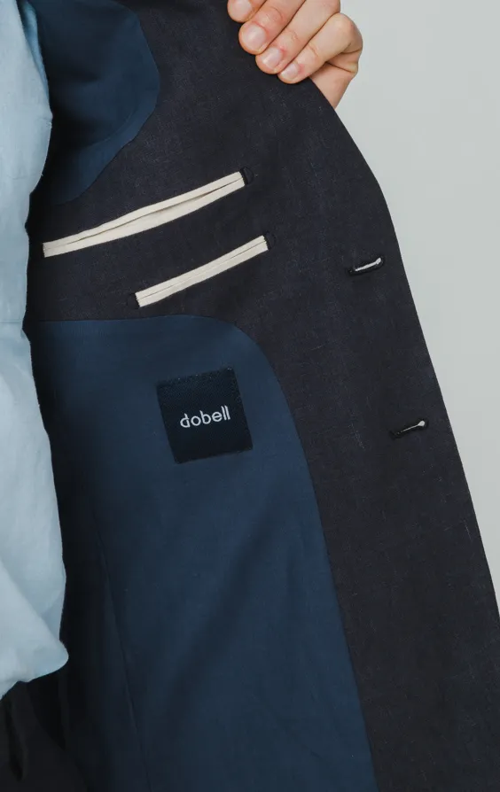 Navy Pure Linen Suit - photo 4 Navy Pure Linen Suit - photo 4