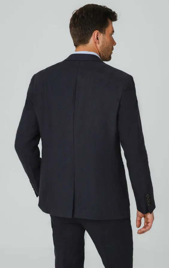 Navy Pure Linen Suit - photo 5 Navy Pure Linen Suit - photo 5