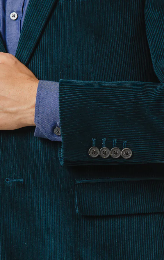 Teal Corduroy Jacket - photo 2 Teal Corduroy Jacket - photo 2