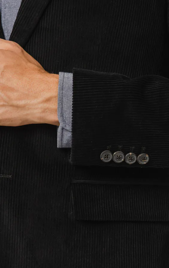 Black Corduroy Jacket - photo 2 Black Corduroy Jacket - photo 2