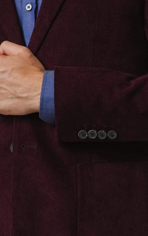Burgundy Needlecord Jacket - photo 2 Burgundy Needlecord Jacket - photo 2