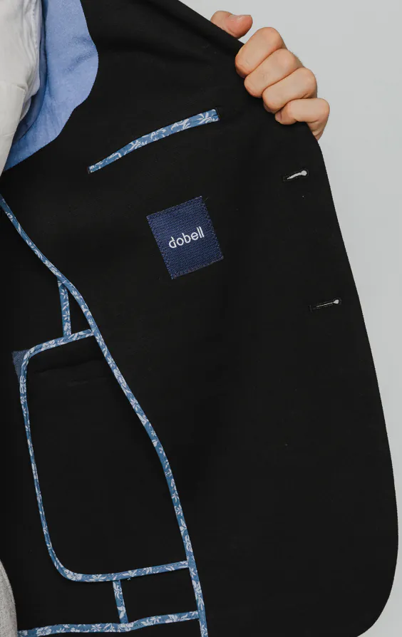 Black Cotton Pique Jacket - photo 4 Black Cotton Pique Jacket - photo 4