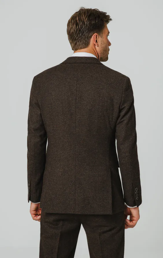 Dark Brown Donegal Tweed Suit - photo 5 Dark Brown Donegal Tweed Suit - photo 5