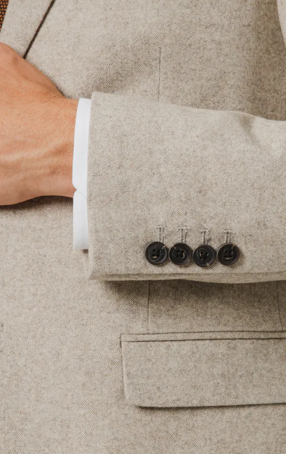 Stone Donegal Tweed Suit Jacket - photo 2 Stone Donegal Tweed Suit Jacket - photo 2