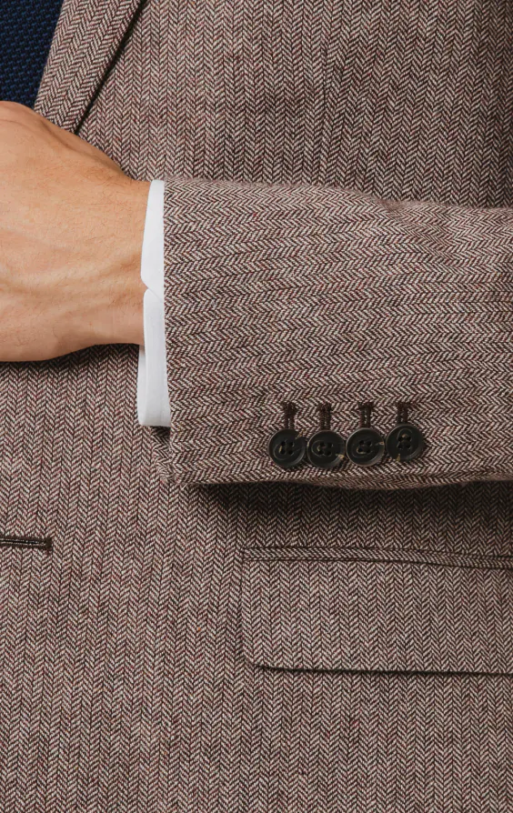 Redwood Herringbone Tweed Suit - photo 3 Redwood Herringbone Tweed Suit - photo 3