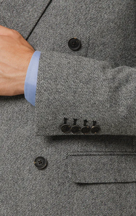 Grey Twill Tweed Suit - photo 2 Grey Twill Tweed Suit - photo 2