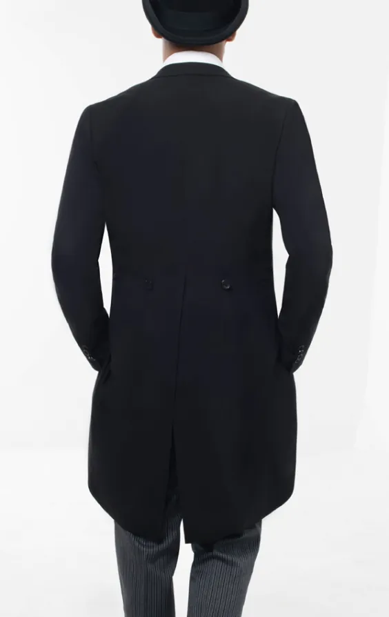 Black Morning Suit with Striped Trousers - photo 4 Black Morning Suit with Striped Trousers - photo 4