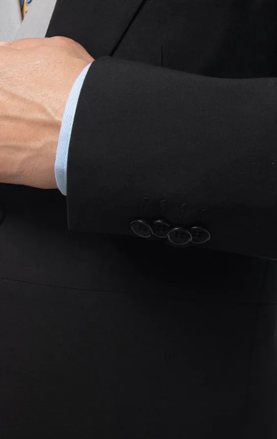 Black Morning Suit with Striped Trousers - photo 1 Black Morning Suit with Striped Trousers - photo 1