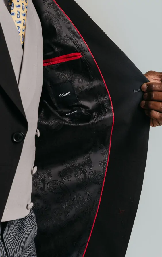 Black Morning Suit Tailcoat thumbnail 5