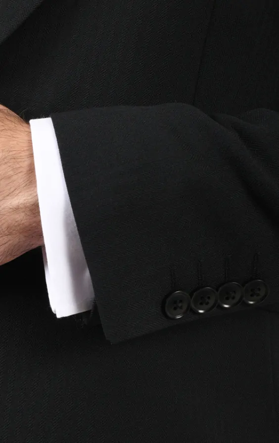 2 Piece Wool Morning Suit, Top Hat, Waistcoat, Dress Shirt thumbnail 4