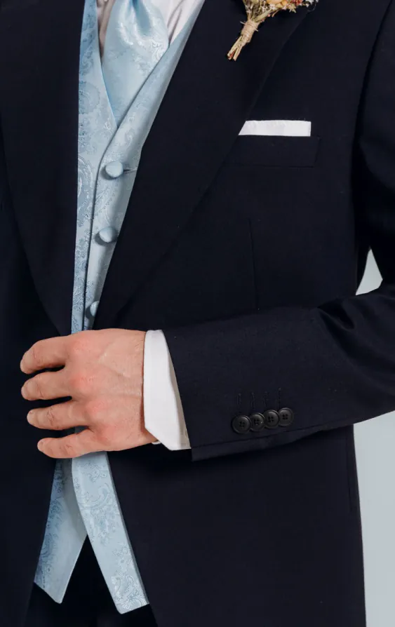 Navy Blue Morning Tailcoat - photo 3 Navy Blue Morning Tailcoat - photo 3