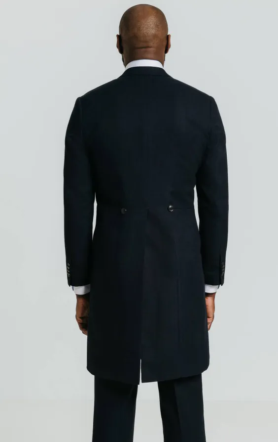 Navy Herringbone Morning Tailcoat - photo 5