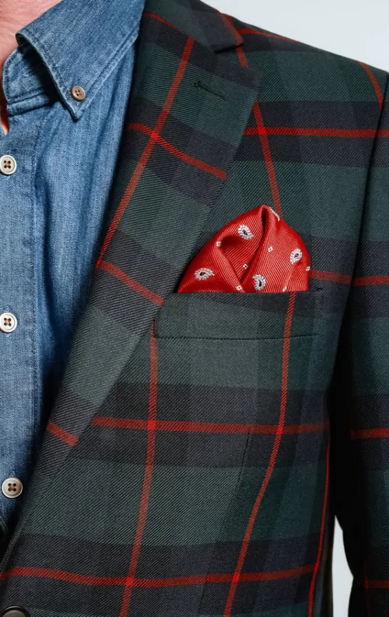 Tartan blazer mens discount