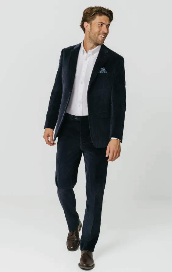 Navy Corduroy Jacket | Dobell