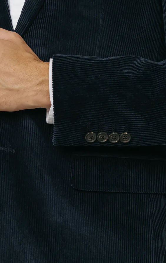 Navy Corduroy Jacket thumbnail 3