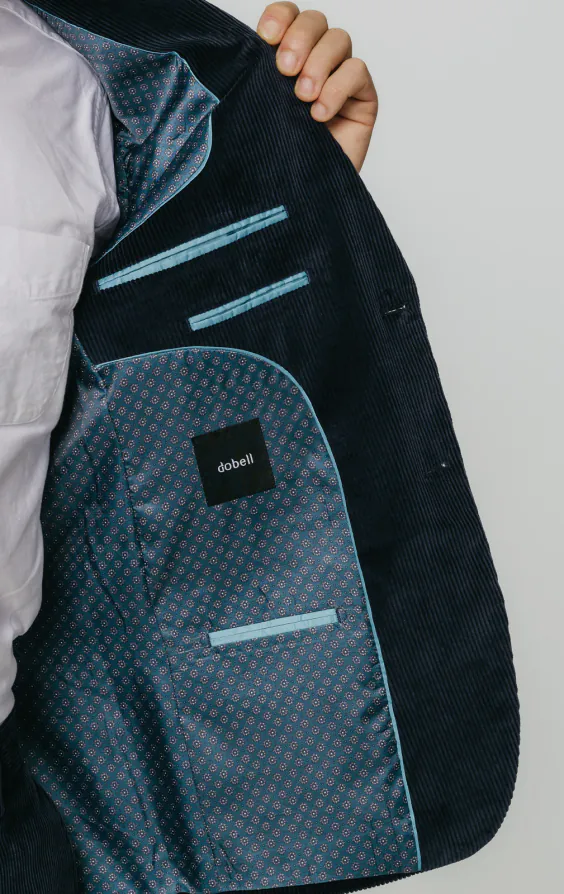 Navy Corduroy Jacket | Dobell