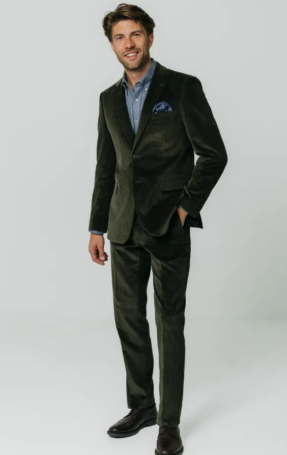 Green Corduroy Jacket - photo 1 Green Corduroy Jacket - photo 1