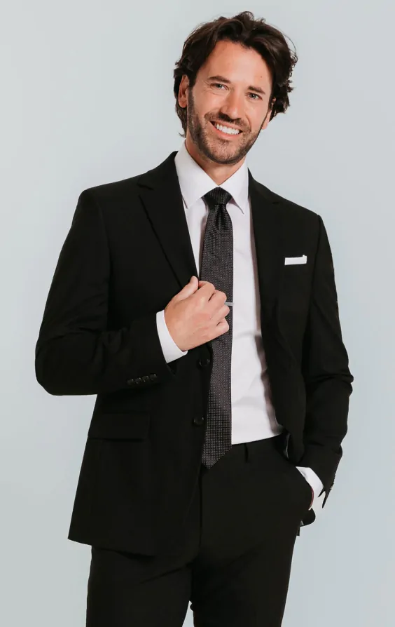 Dobell Black Suit Jacket Dobell