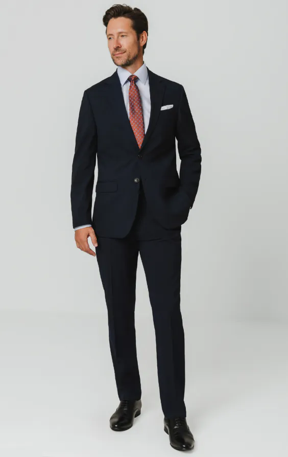 Navy Suit Jacket - photo 1