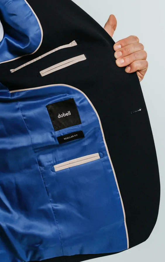 Navy 3 Piece Suit thumbnail 6