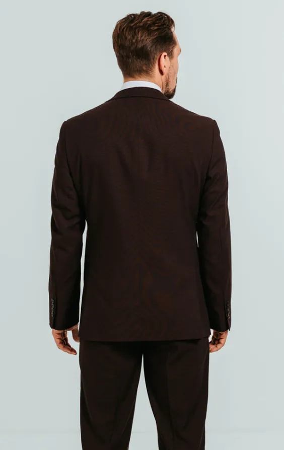 Burgundy Suit Jacket - photo 1