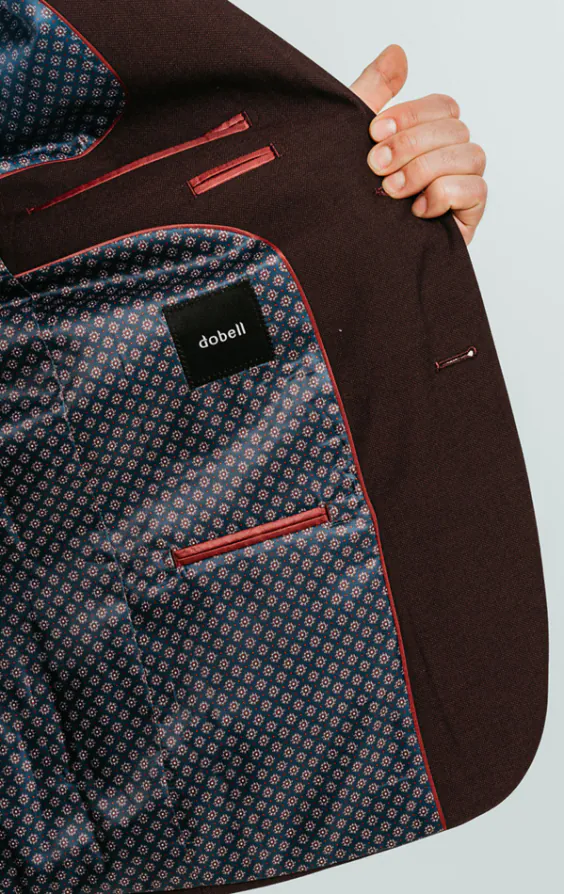 Burgundy Suit Jacket - photo 4