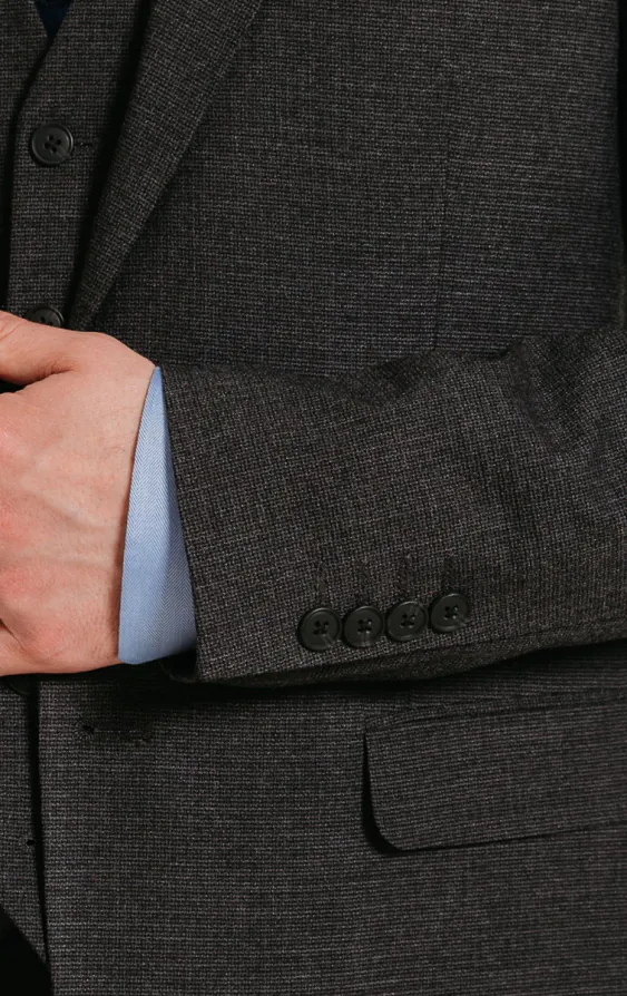 Charcoal Suit Jacket - photo 2