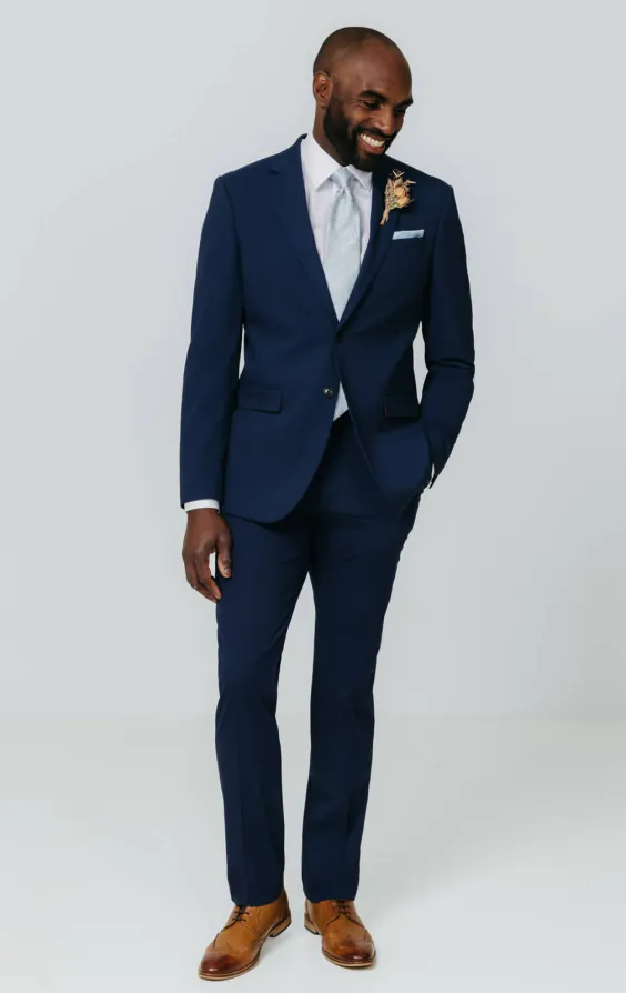 Blue Suit Jacket - photo 1