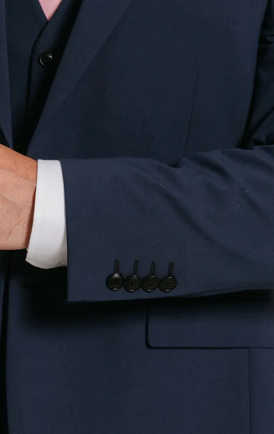 Mid Blue Suit Jacket thumbnail 3