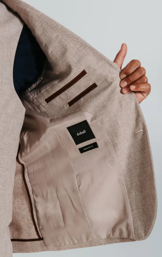 Sand Linen Suit Jacket - photo 4 Sand Linen Suit Jacket - photo 4