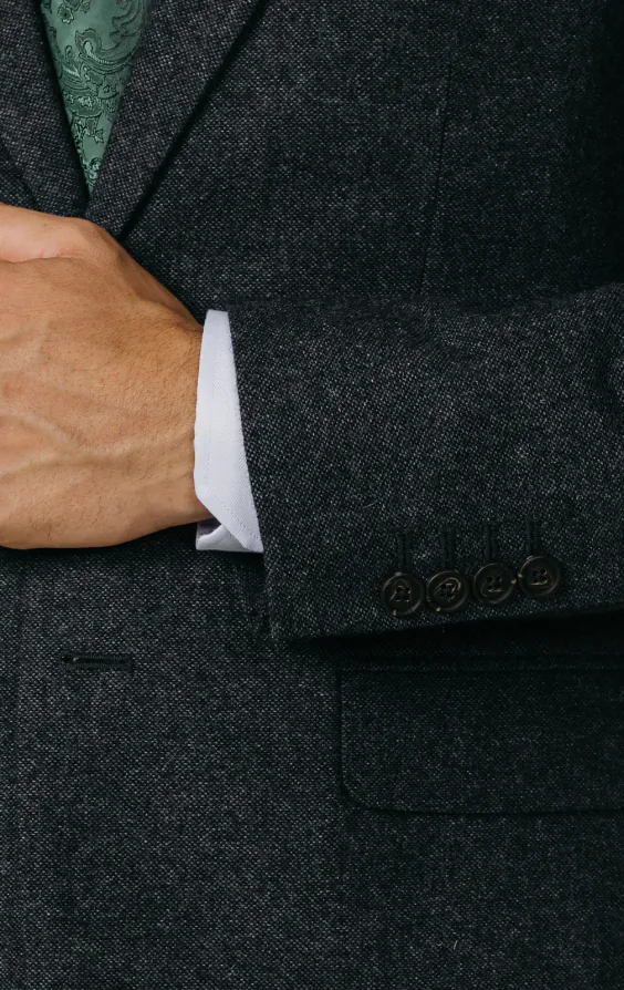 Grey Donegal Tweed Jacket - photo 2
