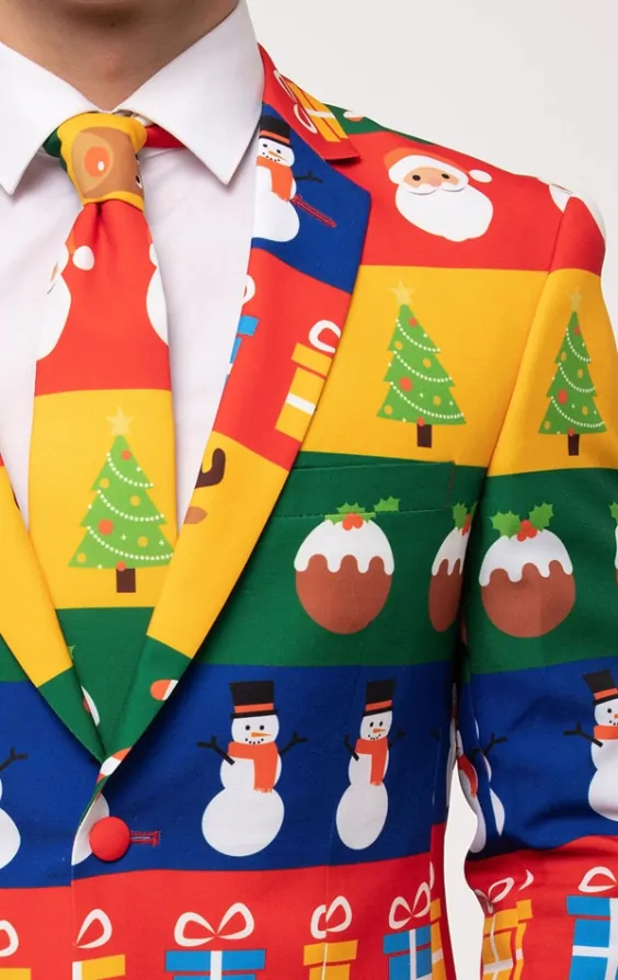Christmas wrapping suit hotsell
