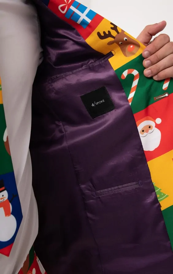 Christmas Wrapping Paper Suit