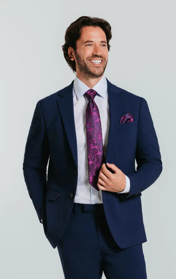 Blue Slim Fit Suit Jacket primary image