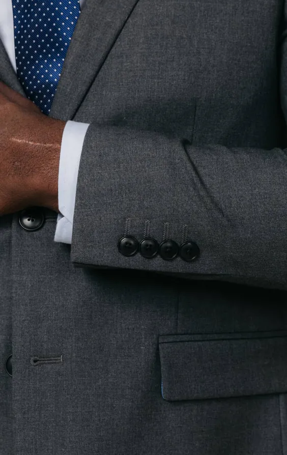 Grey Slim Fit Suit Jacket - photo 2